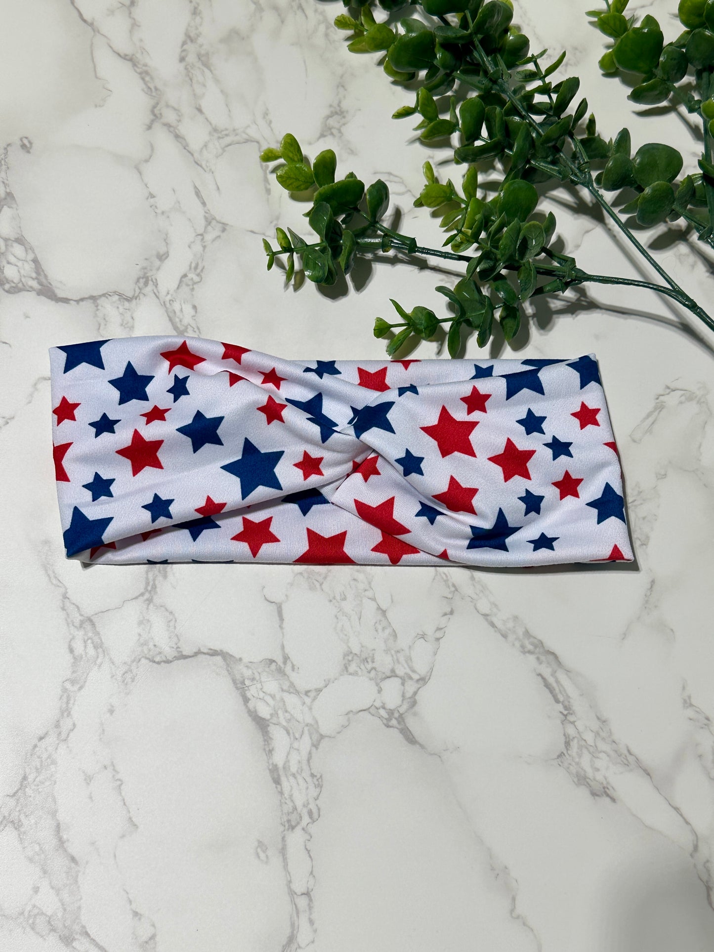 Patriotic Starburst Twist Headband