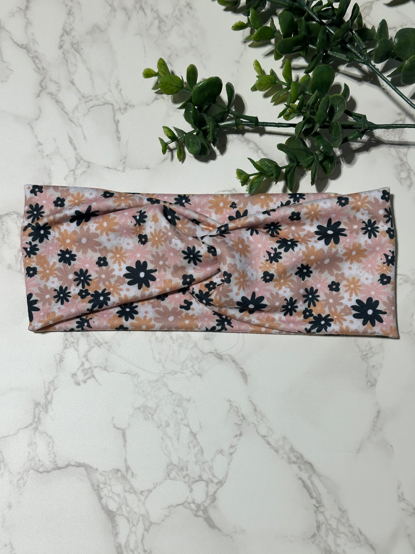 Halloween/Fall Flowers Twist Headband