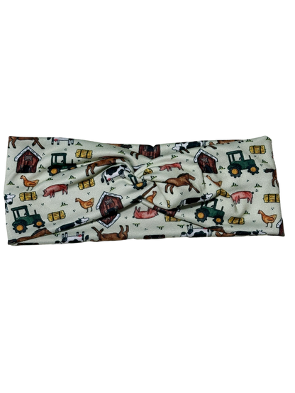 Farm Animals Twist Headband