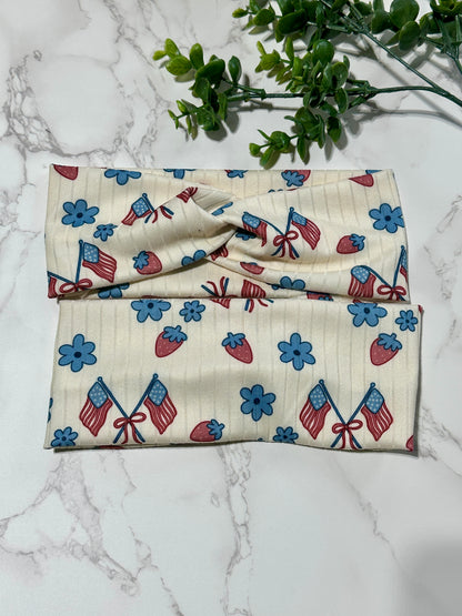Stars, Stripes, and Sweet Summer Twist Headband