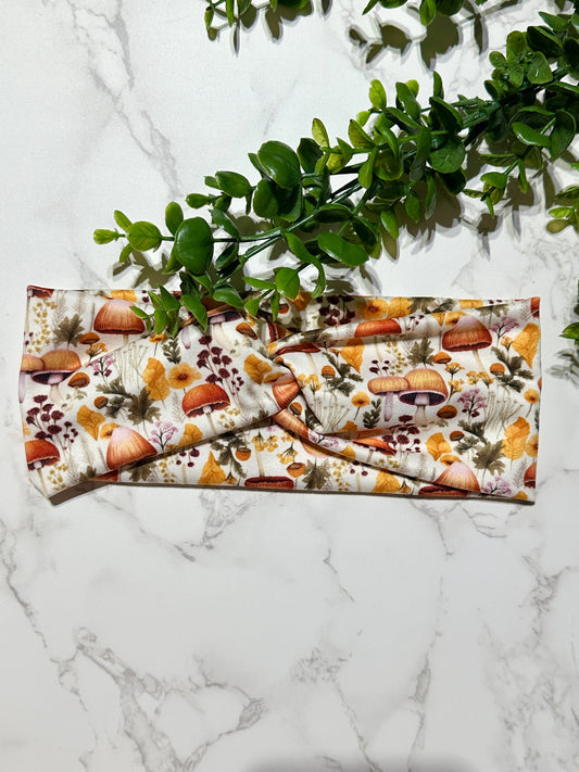 Mushrooms Twist Headband