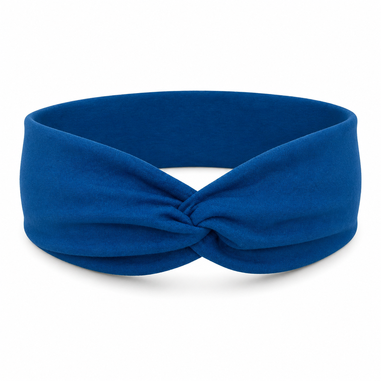 Solid Blue Twist Headband