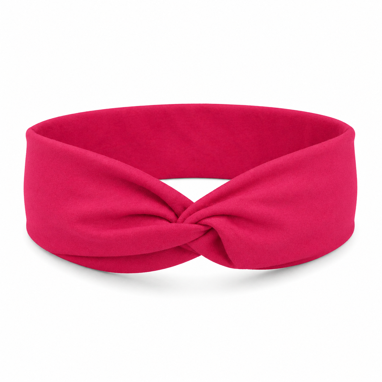 Solid Dark Pink Twist Headband