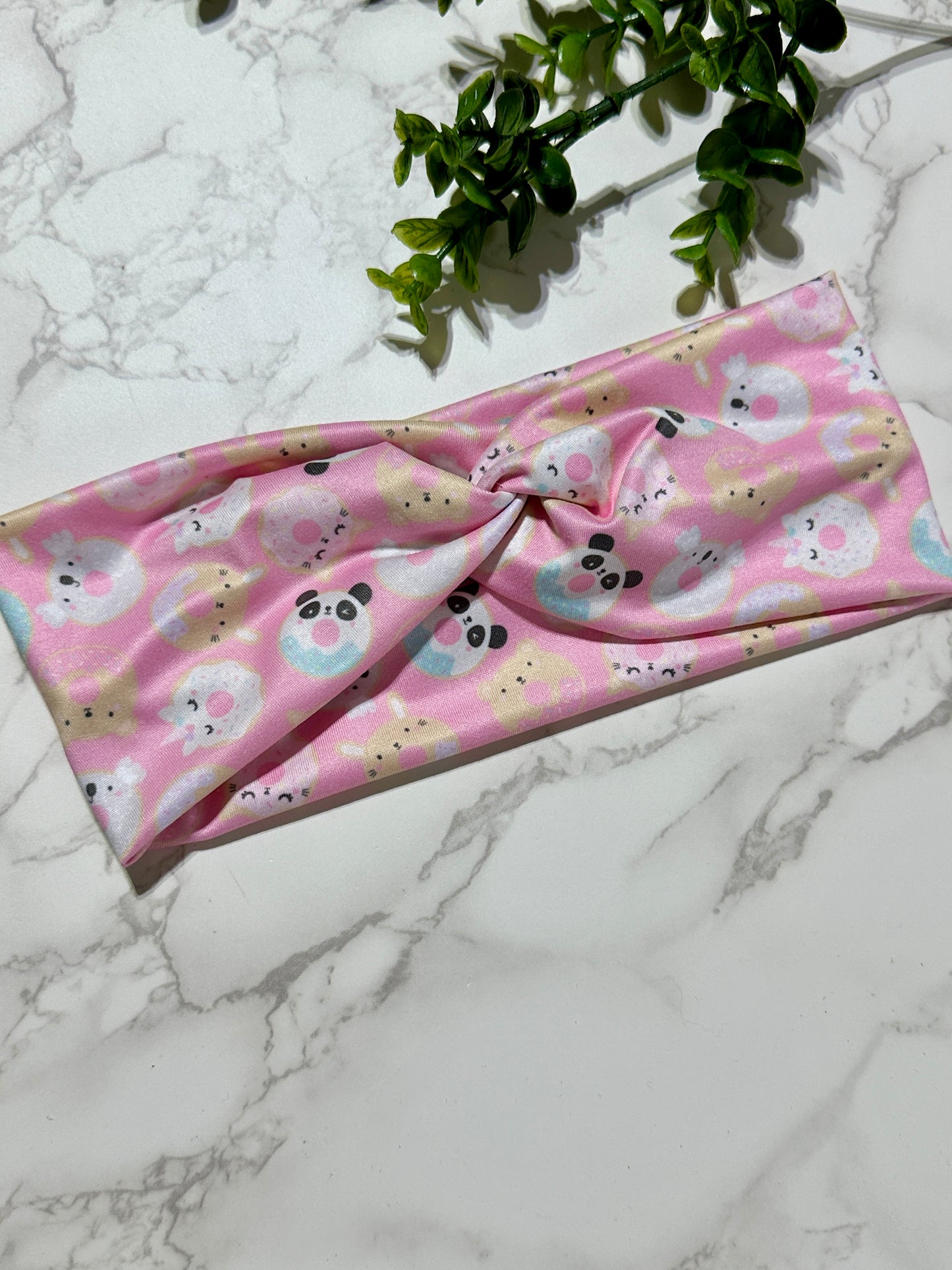 Pink Squish Twist Headband