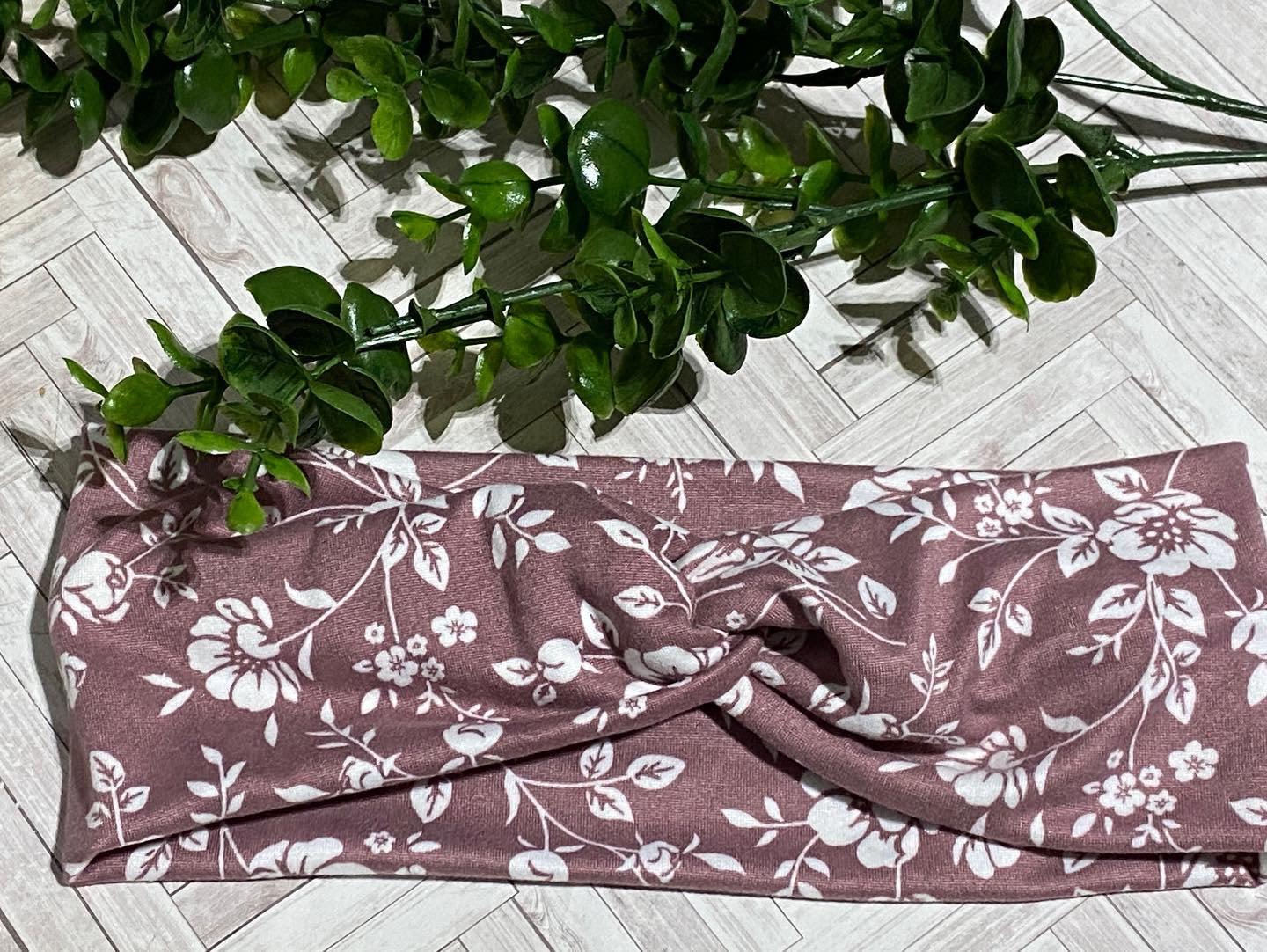 Floral twist headbands - multiple colors