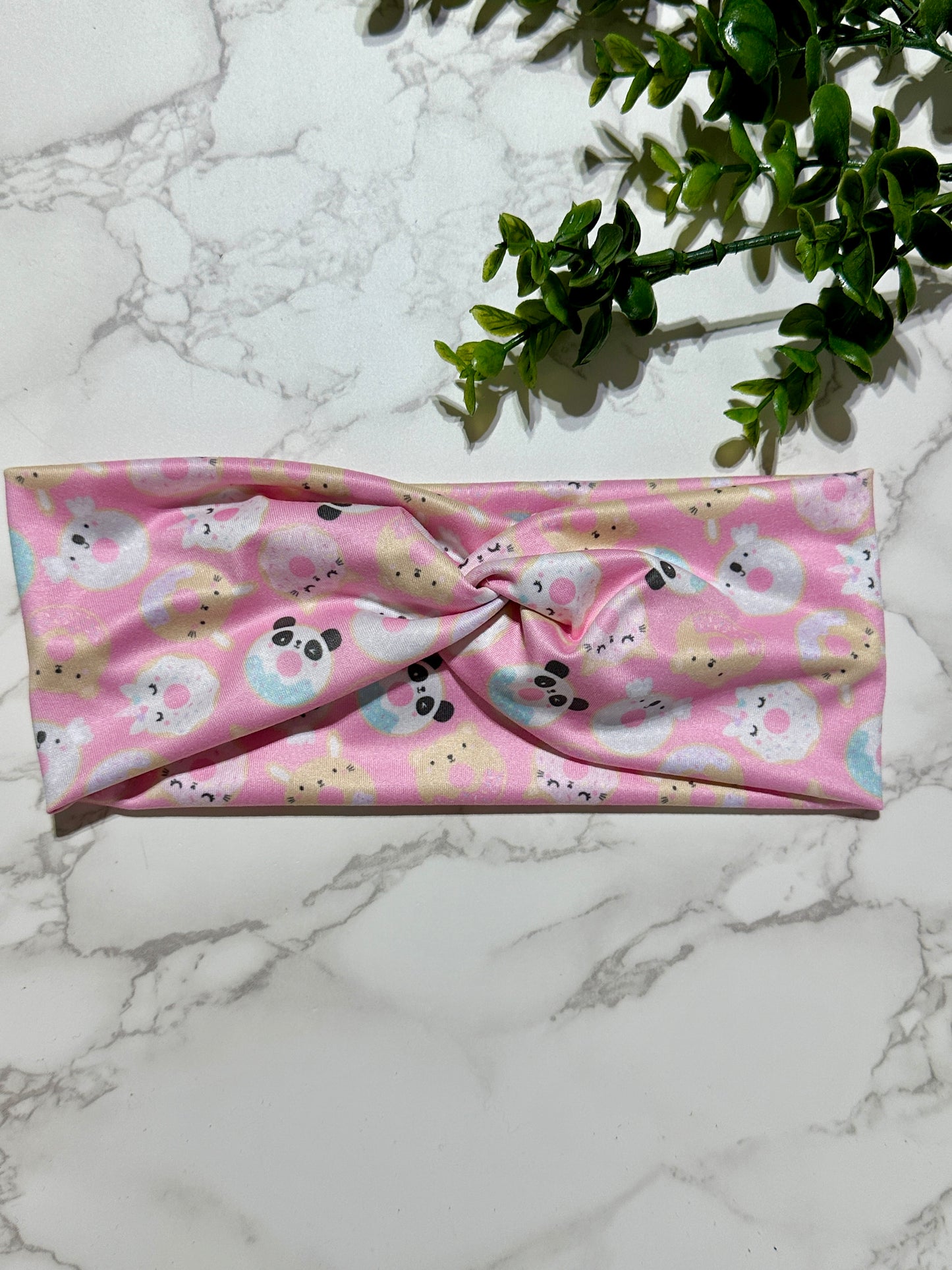 Pink Squish Twist Headband