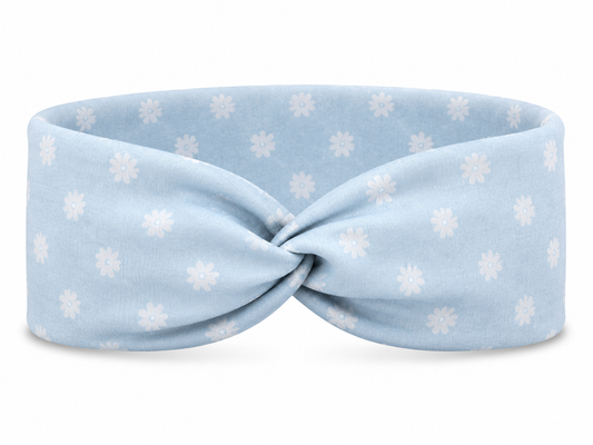 Sky Blossom Twist Headband