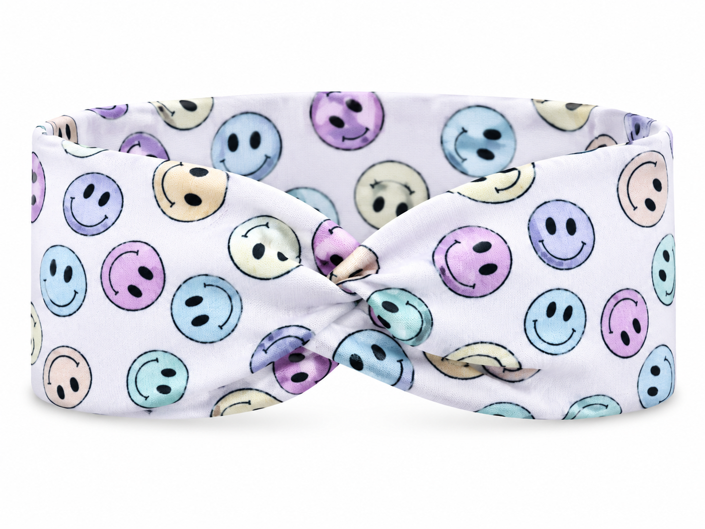 Pastel Smiles Twist Headband