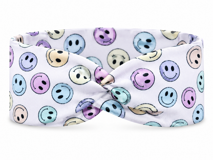 Pastel Smiles Twist Headband