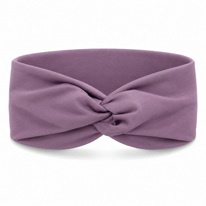Solid Twist Headband - Purple Vintage