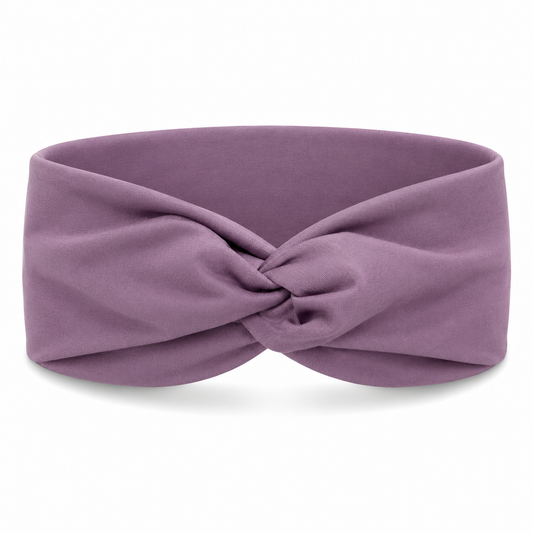Solid Twist Headband - Purple Vintage