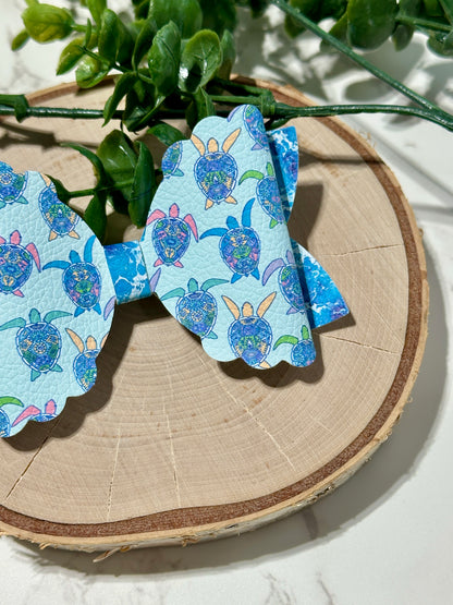 Colorful Turtle Hairbow