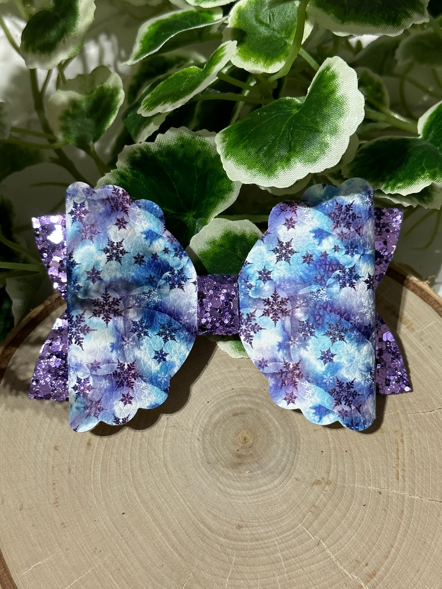 Snowflake bow - multiple colors