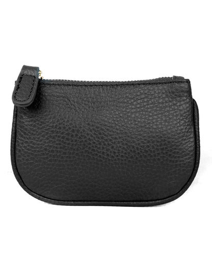 Genuine cowhide leather coin purse