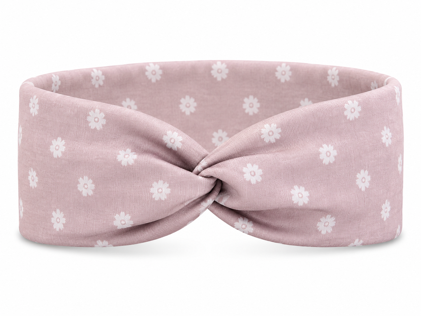 Dusty Lavender Daisy Twist Headband
