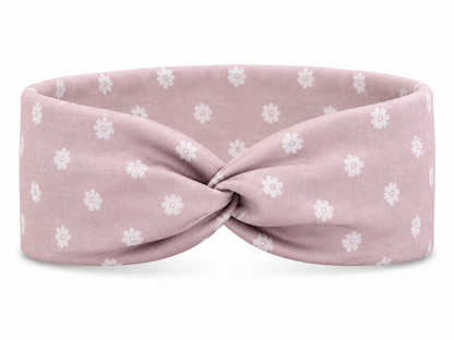 Dusty Lavender Daisy Twist Headband