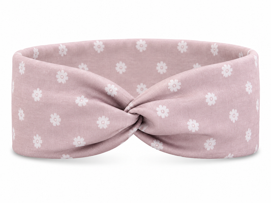 Dusty Lavender Daisy Twist Headband