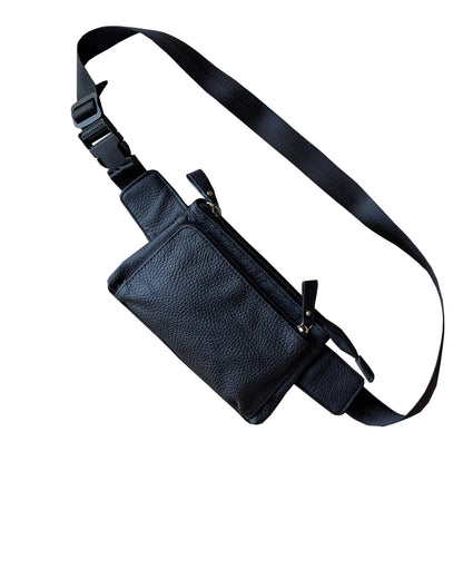 Genuine Leather Sling Belt Bag