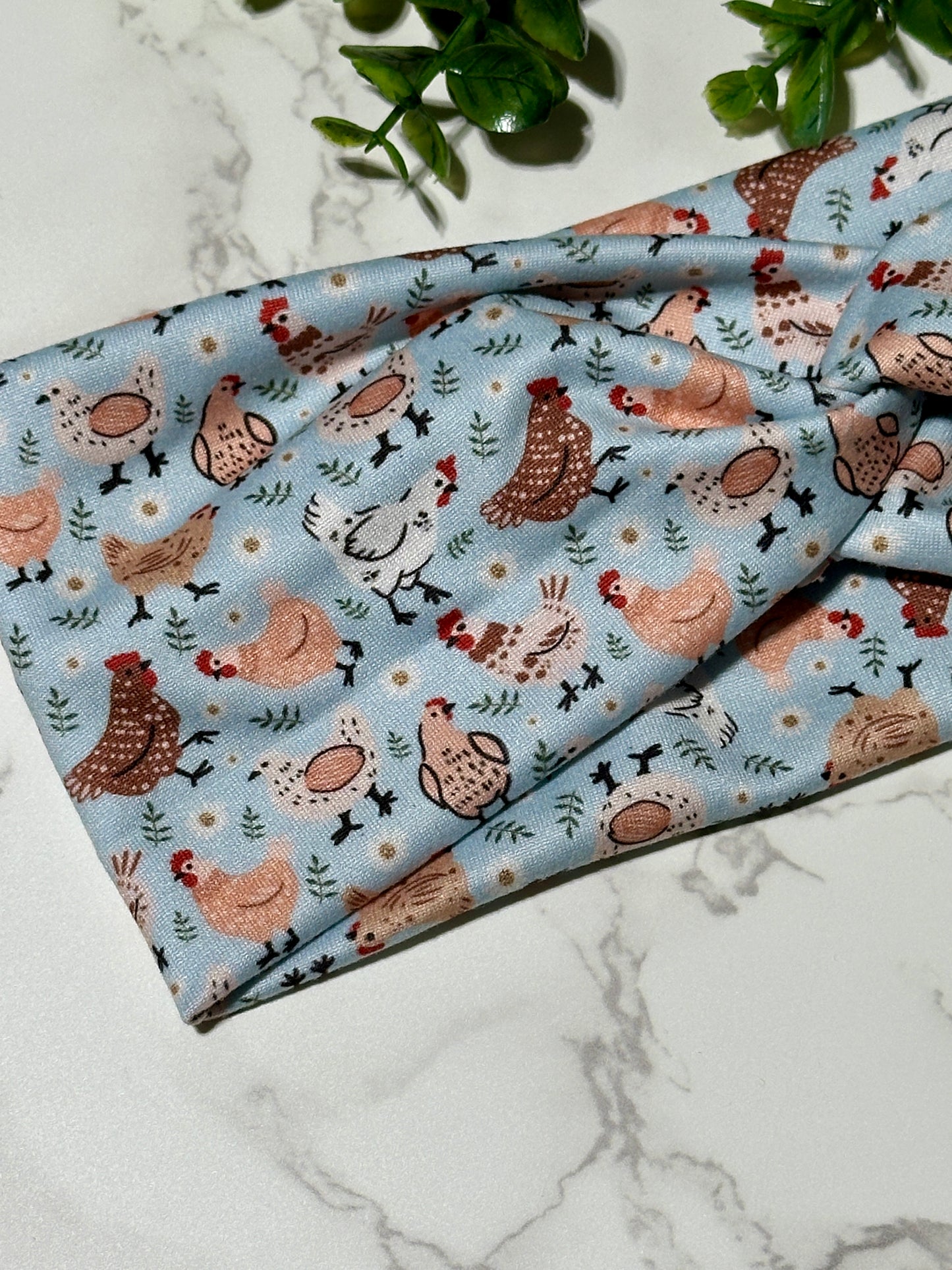 Chickens Twist Headband
