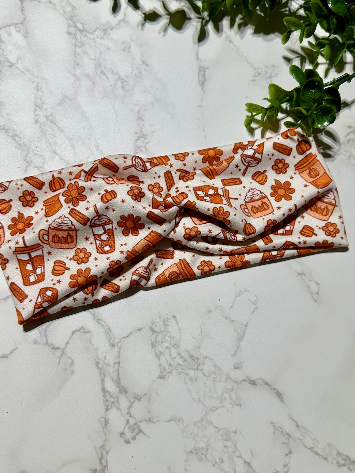Pumpkin Spice Twist Headband