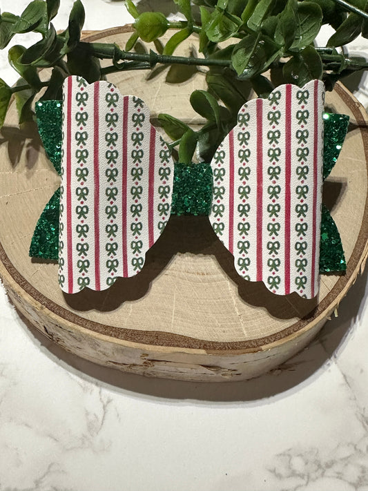 Small Bow Christmas Hairbow