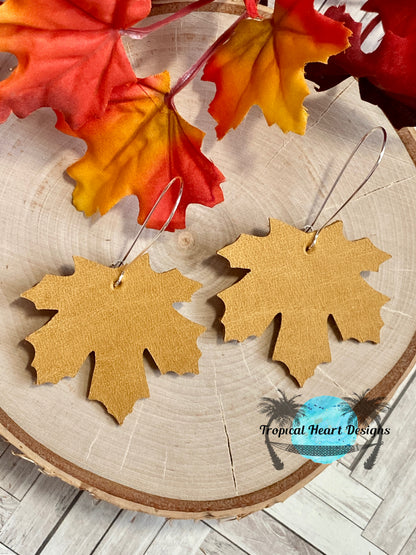 Maple Leaf Earrings