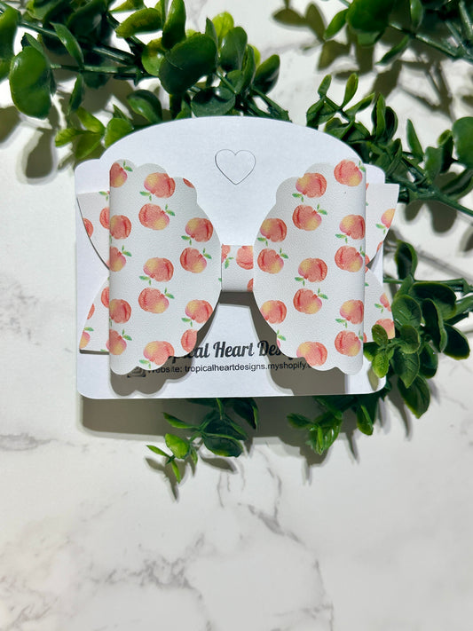 Peach Hairbow