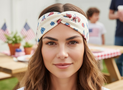 Stars, Stripes, and Sweet Summer Twist Headband