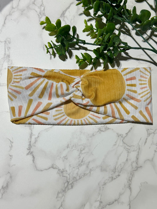 You Are My Sunshine Twist Headband