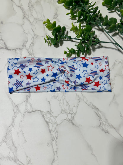 All American Stars Twist Headband
