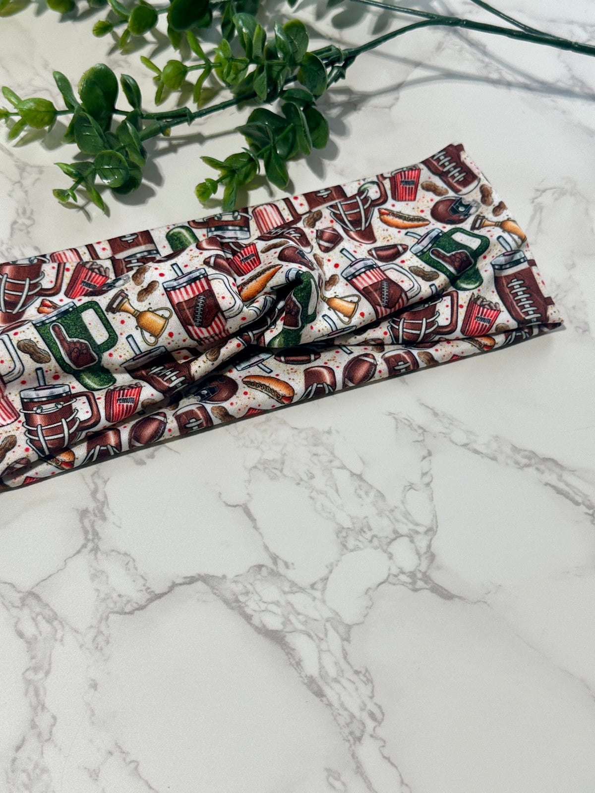 Football Madness Twist Headband