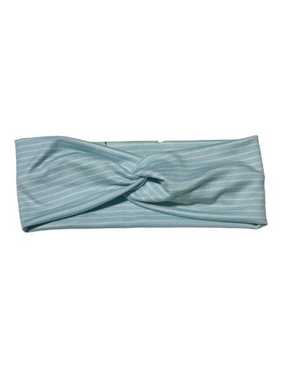 Blue/White Stripes Twist Headband