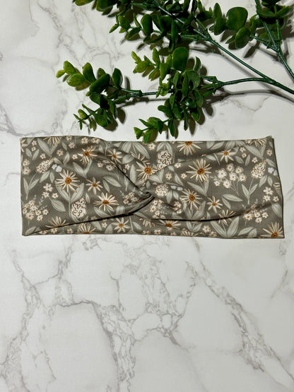 Green Meadows Twist Headband
