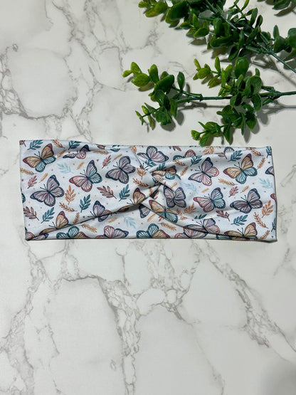 Beautiful Boho Butterflies Twist Headband