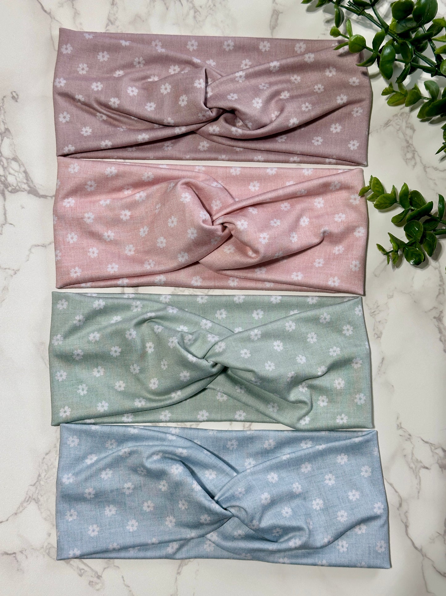 Sage Bloom Twist Headband