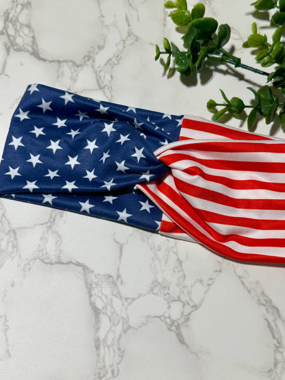 Stars and Stripes Twist Headband