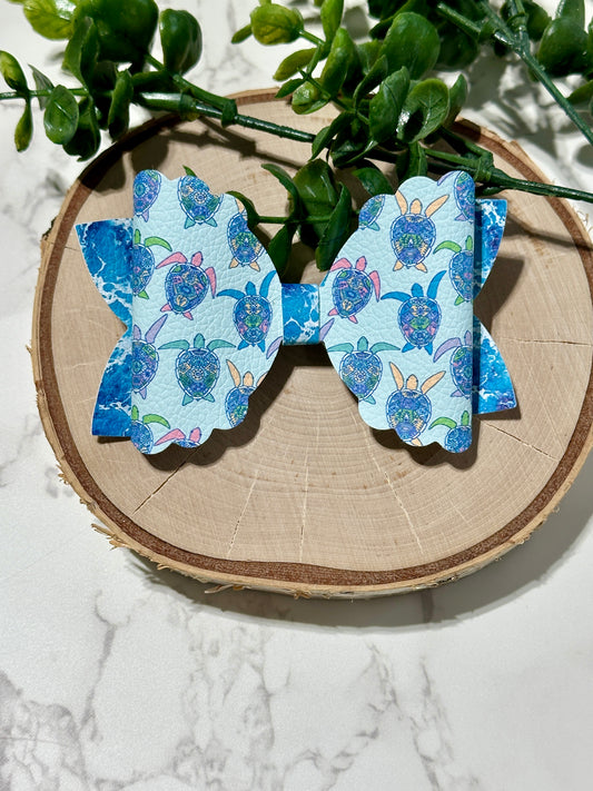 Colorful Turtle Hairbow