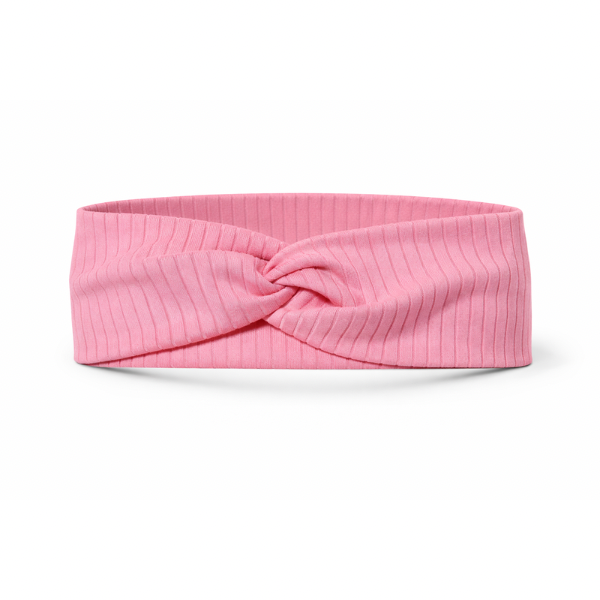 Solid Pink Ribbed Twist Headband