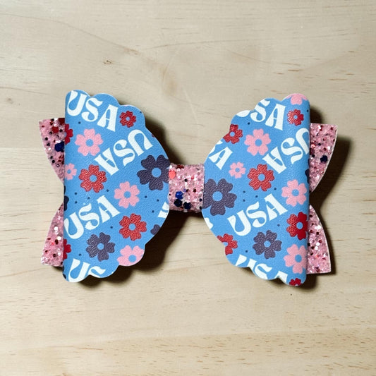 USA hairbow