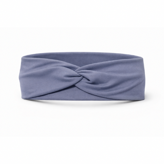 Solid Gray Twist Headband