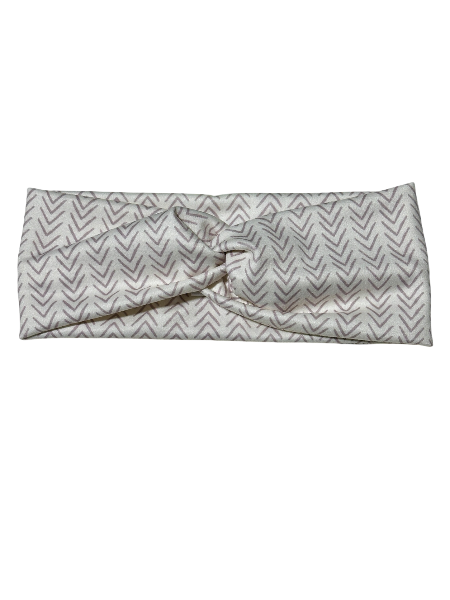 Muted Purple Chevron Twist Headband