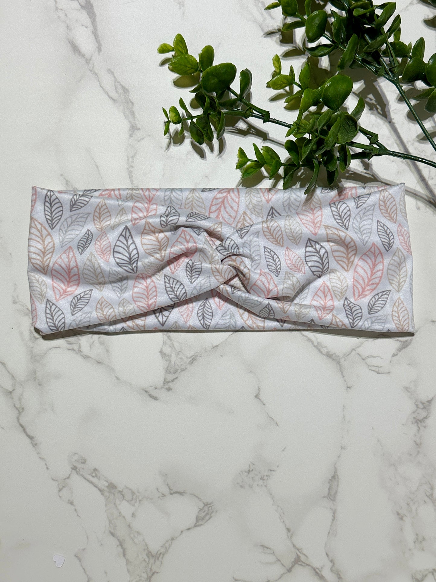 Boho Leaf Twist Headband