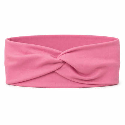 Solid Pink Twist Headband