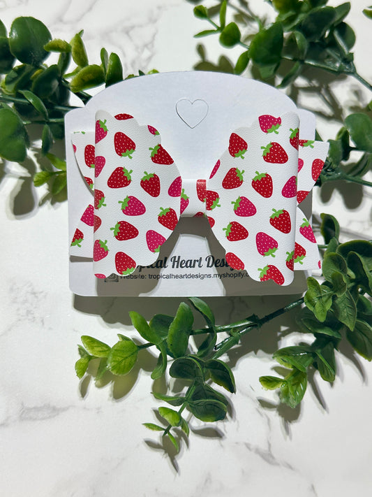 Strawberry Hairbow