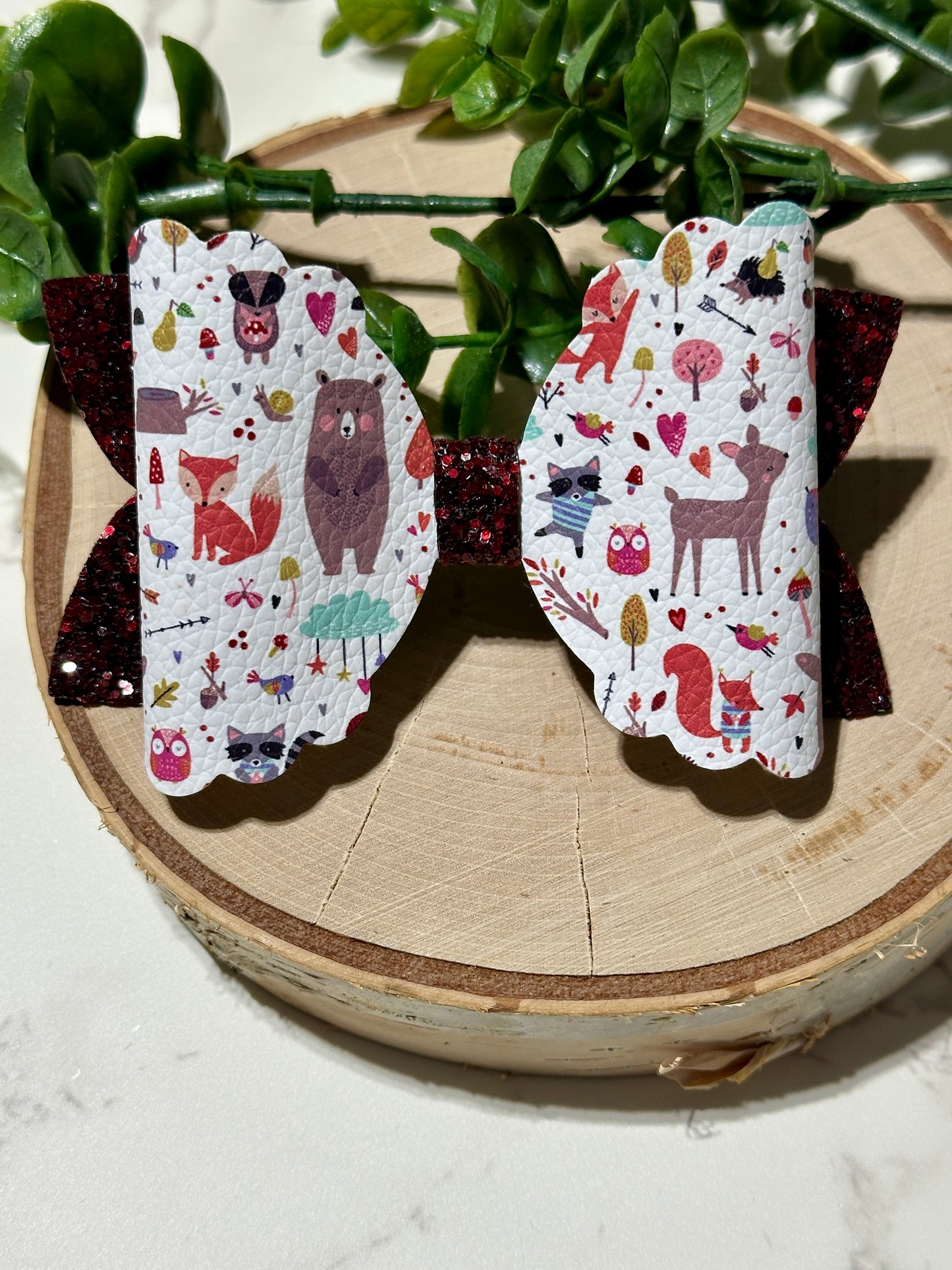 Woodland Friends Hairbow