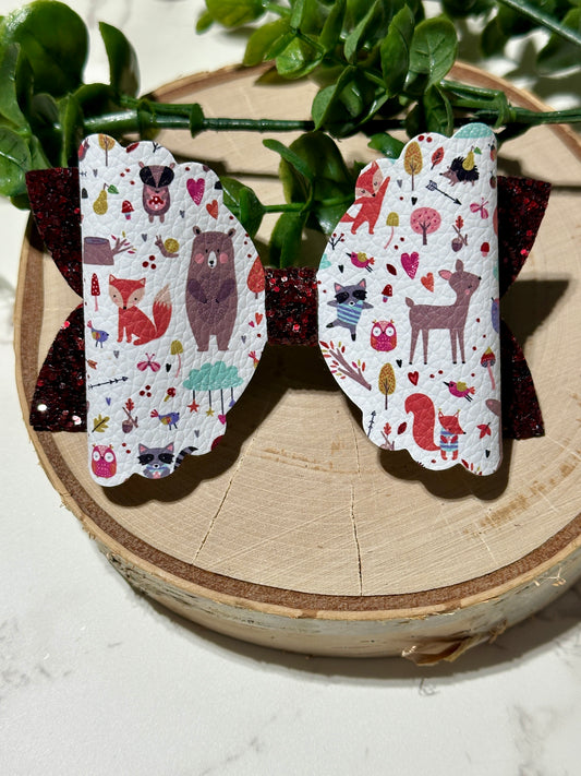 Woodland Friends Hairbow