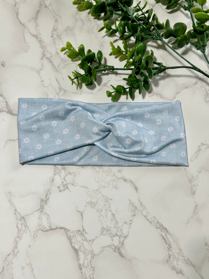 Sky Blossom Twist Headband