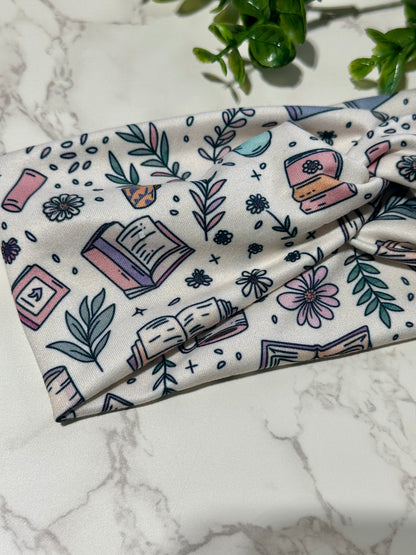 Books, Coffee, and Plants Twist Headband
