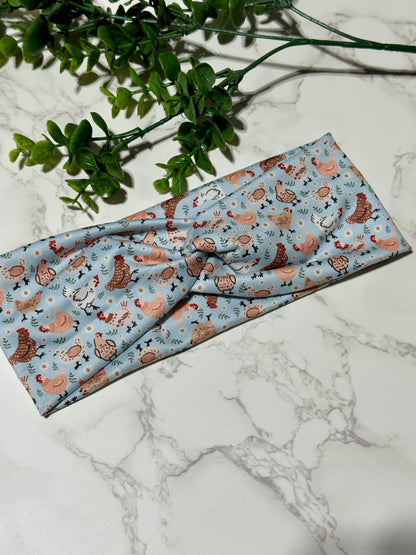 Chickens Twist Headband