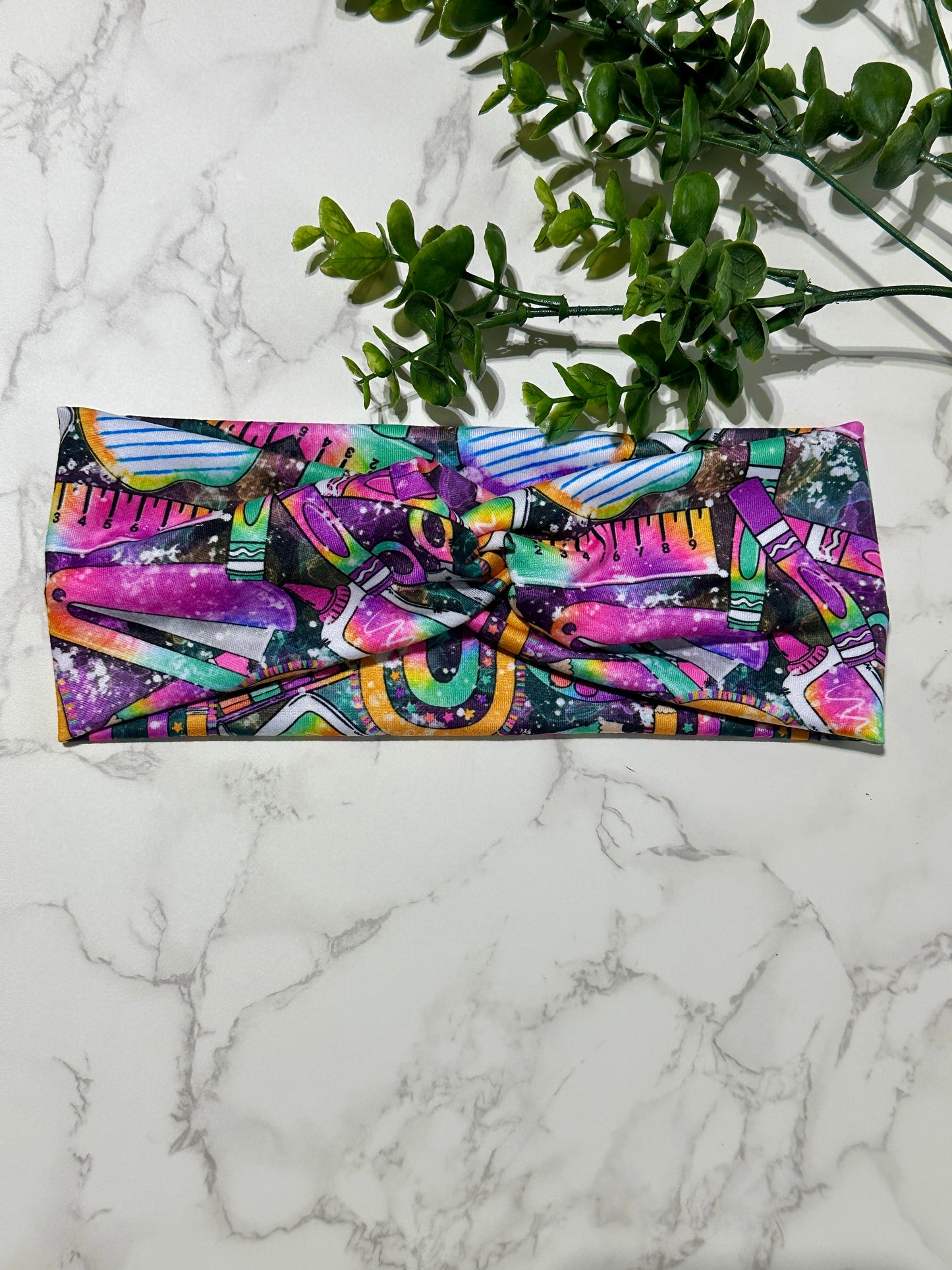 Bold Back to School Twist Headband
